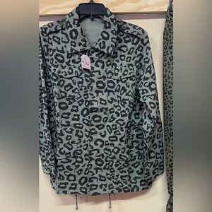 Leopard print jacket